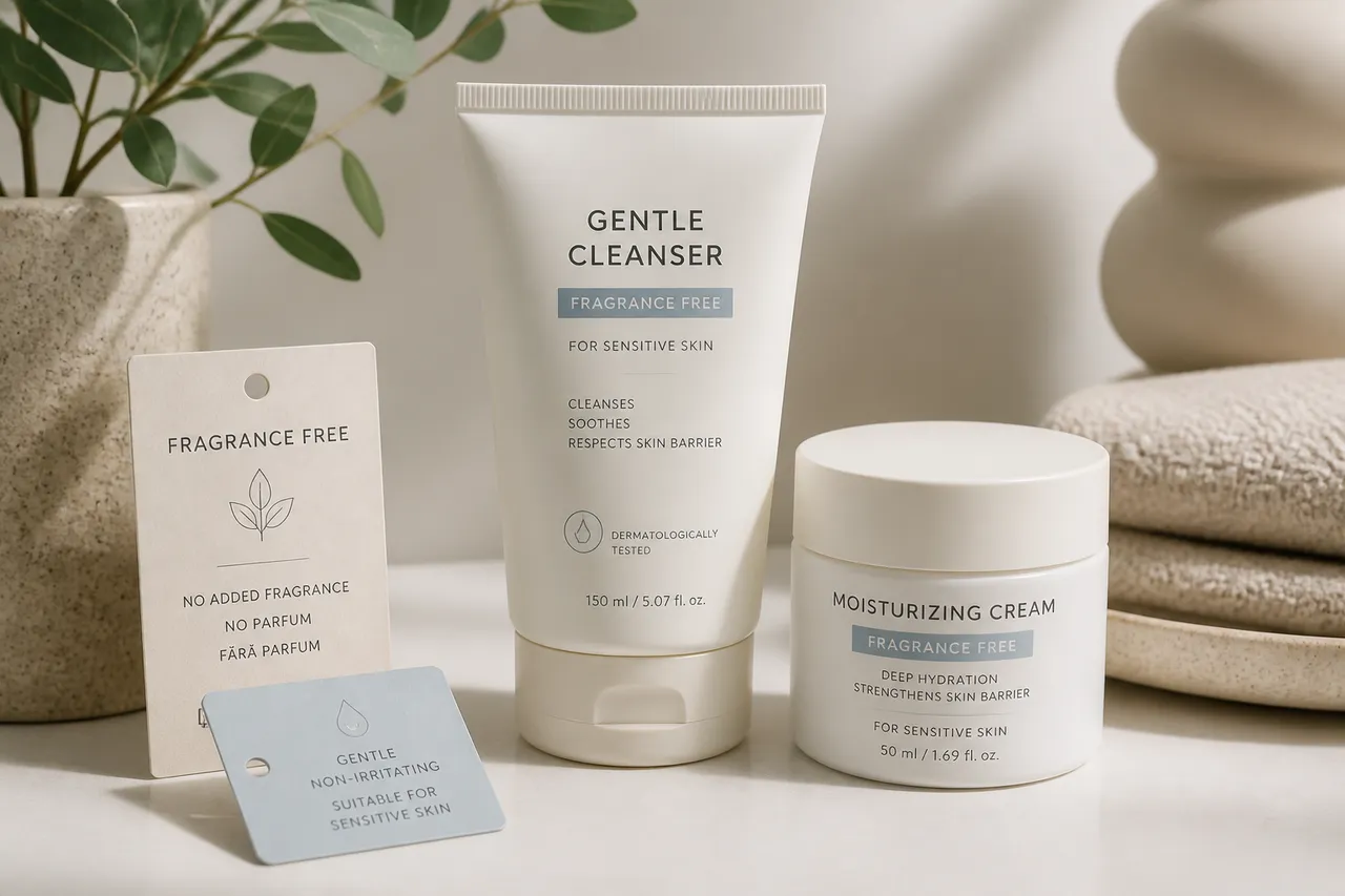 produse fără parfum pentru ten sensibil cu imperfecțiuni